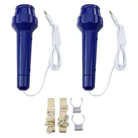 Wisam Karaoke-Set Zwei Mikrofone Bluetooth-Lautsprecher