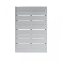 Andrewex Sichtschutzelement Faro 130 x 90 cm Grau Holz