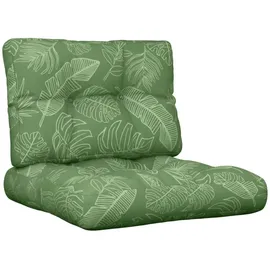 vidaXL Palettenkissen 2-tlg. 60 x 40 x 20 cm mehrfarbig
