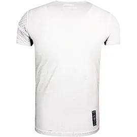 RUSTY NEAL T-Shirt RUSTY NEAL, Herren, Gr. 3XL, grau (hellgrau), 100% Baumwolle, mehrfarbig, normal, Rundhals, Shirts T-Shirt, mit schicker Knopfleiste