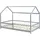 en.casa kids Hausbett Hesel 120 x 200 cm Kiefer grau