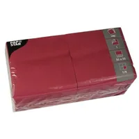 Papstar Servietten weinrot 1-lagig 33,0 x 33,3 cm, 500