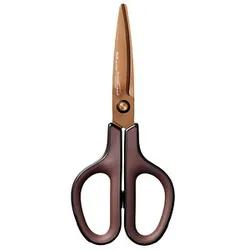 PLUS JAPAN Schere schwarz-braun 17,5 cm