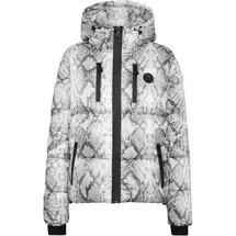 Plein Sport Jacke Python dunkelgrau | weiß L