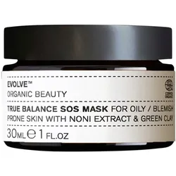 Evolve Organic Beauty True Balance SOS Mask Feuchtigkeitsmasken 30 ml Damen 