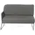 SonnenPartner Poison Loungesofa anthrazit/dunkelgrau