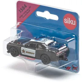 Siku 1584 - Dodge Challenger SRT County Sheriff Schwarz/Weiß 1:32