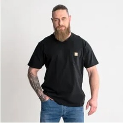 STIER Heavy Tee Pocket organic cotton M Black