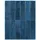 vidaXL Rechteckige Fliese 10 pcs Blau 29 x 23 x 0,08 cm