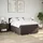 vidaXL Boxspringbett 140 x 200 cm Dunkelbraun