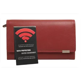 Bodenschatz Geldbörse Damen Portemonnaie rot