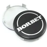 1x Borbet Nabendeckel Felgendeckel Nabenkappe 68,4mm für Borbet XR Y Schwarz LK 5x120