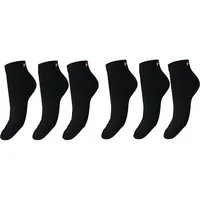 Fila Sneakersocken 3er Pack Schwarz 43-46