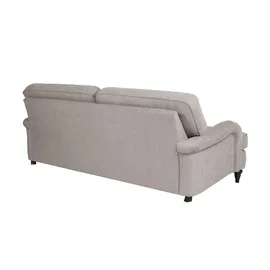 Soho Couch Flachgewebe 3-Sitzer Grau