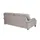 Soho Couch Flachgewebe 3-Sitzer Grau