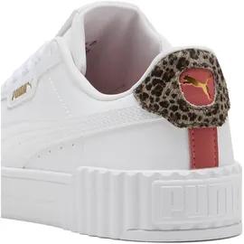 Puma Carina 3.0 Animal Flair Damen Weiß/Grau/Gold 38,5