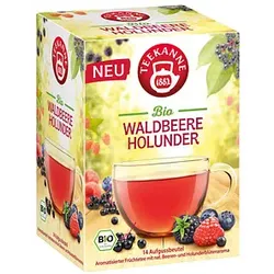 TEEKANNE Genussgarten Waldbeere Holunder Bio-Tee 14 Portionen