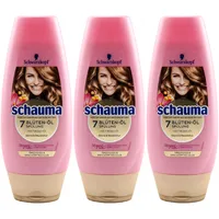 Schauma SPÜLUNG 7 BLÜTEN ÖL 3 x 250ml - trockenes & erschöpftes Haar - vegan