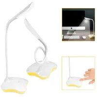 EAXUS Eaxus® 2in1 LED Schreibtischlampe - Tischlampe Nachttischlampe USB