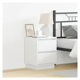 vidaXL Nachtschrank 2 pcs 39 x 34,5 x 50 cm Weiß