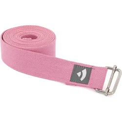 Yogagurt Asana Belt, Schiebeschnalle Baumwolle pink EINHEITSGRÖSSE