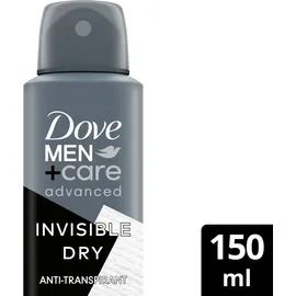 Dove Men+Care advanced Anti-Transpirant Invisible Dry gegen weiße Spuren schützt 72 Stunden vor Körpergeruch und Schweiß 150 ml 8 Stück