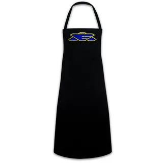 Urban Backwoods Kochschürze Earth Alliance Logo Grillschürze Symbol Space Sci-Fi TV Center Series schwarz