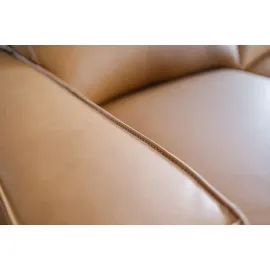KAWOLA Big Sofa DORI Leder cognac Longchair rechts - Braun