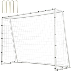 VEVOR Fußball Rebounder Kickback Tor Rückprallwand 242X184cm Einstellbar
