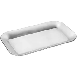 Tablett, Edelstahl - glatt