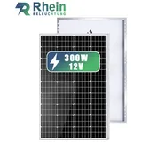 Rhein Beleuchtung Solarmodul 300 W 12 V Solar Panel, pv modul, solarmodule, (Geeignet für Wohnmobile, Hütten, Meeresgebiete, Häuser usw), Hochleistungsfähiges, langlebiges, wasserdichtes IP65-Design