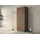 Jan Nowak Z02 Spind Umkleideschrank 185 x 80 x 45 cm Anthrazit/Nussbaum