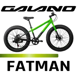Galano Fatman 4.0 24 Zoll schwarz/neongrün