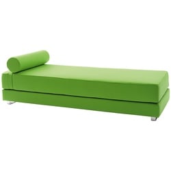 Softline Schlafsofa Lubi grün, Designer Kurt Brandt, 44x82 cm