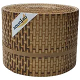 zaunzu® Sichtschutzstreifen 26 m Stroh Rattan
