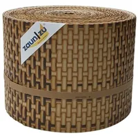 zaunzu® Sichtschutzstreifen 26 m Stroh Rattan