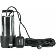 STIER Garden Tauchpumpe ESTW-1100 15.000 l/h Edelstahlgehäuse mit Schwimmer