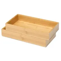 Serveringsbakke 15x30 cm Bambus,1 stk