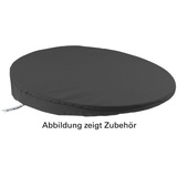 Bezug aus Baumwolle für Sitzkissen Orthopädisch Sitzkeil Keilkissen, 38 cm, Grau