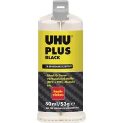 UHU plus black hochviskos 50 ml / g Doppelkammerkartusche
