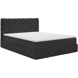 GRAINGOLD Canolo 160 x 200 cm Schwarz