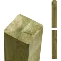 Plus Leimholzpfosten 268 cm 90 x 90 mm druckimprägniert Kopf gerundet