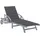 vidaXL Sonnenliege 200 x 68 x 86 cm Grau
