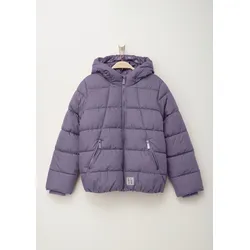 Steppjacke S.OLIVER JUNIOR Gr. XL (170/176), lila Mädchen Jacken mit Kapuze