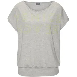 VENICE BEACH Rundhalsshirt Grau-Limone 36/38