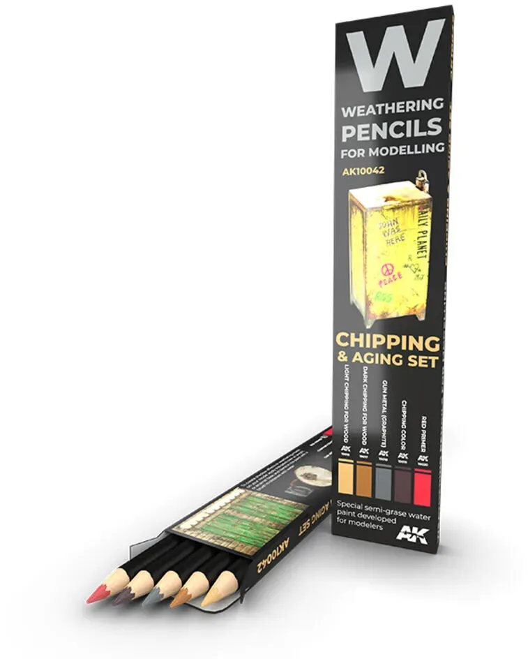AK Watercolor Pencil Set Chipping and Aging Set