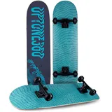 UpTone360 Skateboard für Kinder ab 6 Jahre – Sicher & Vielseitig auf Allen Untergründen, bis 150 kg belastbar – Für langanhaltenden Fahrspaß und Turquoise – Perfekt für 6-14 Jahre