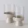 Boltze Windlicht PALLAS Glas Beige
