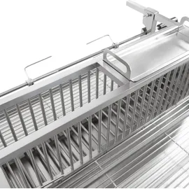 BBQ-Toro Drehspieß 94 x 60 x 93,5 cm Edelstahl Silber