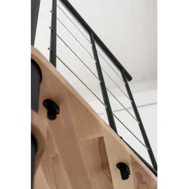Minka Spindeltreppe Venezia Smart 38 305,5 cm Edelstahl/Holz/PVC/Stahl